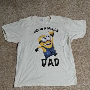 Minion Graphic Kids T-Shirt - Cream